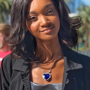 Sapphire heart necklace from the titanic museum